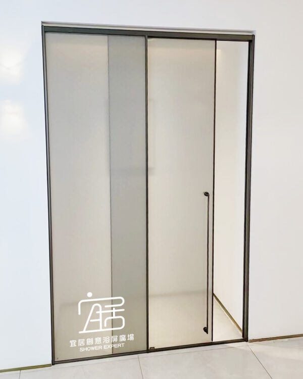 【AT-19E】不鏽鋼包框單趟浴屏 - Image 2