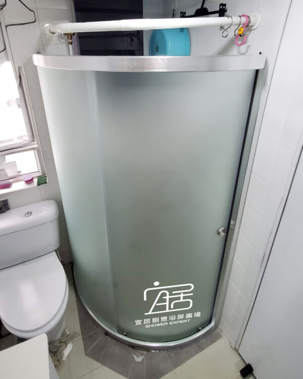 【AT-07】鋁全弧浴屏 - Image 2