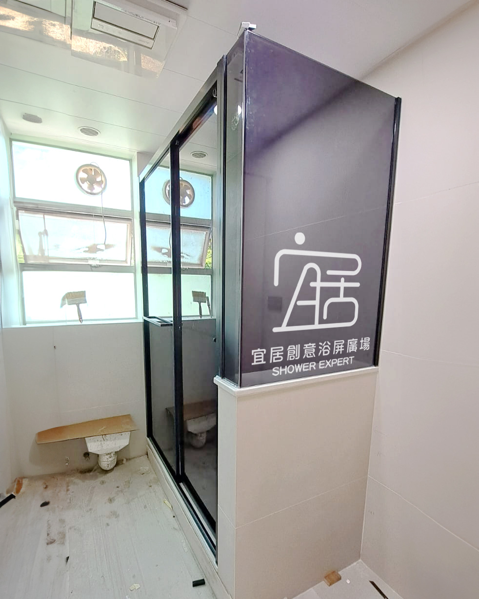 【AT-70S】不銹鋼全鋼芯雙趟浴屏 - Image 5