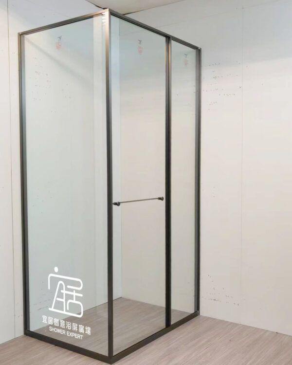 【AT-96T】不銹鋼超幼框轉角趟門 - Image 3